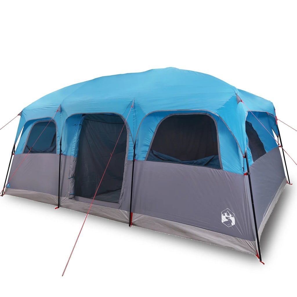 Kuppelzelt 10-Personen Zelt Campingzelt Tunnelzelt Familienzelt für 9 Personen Bl