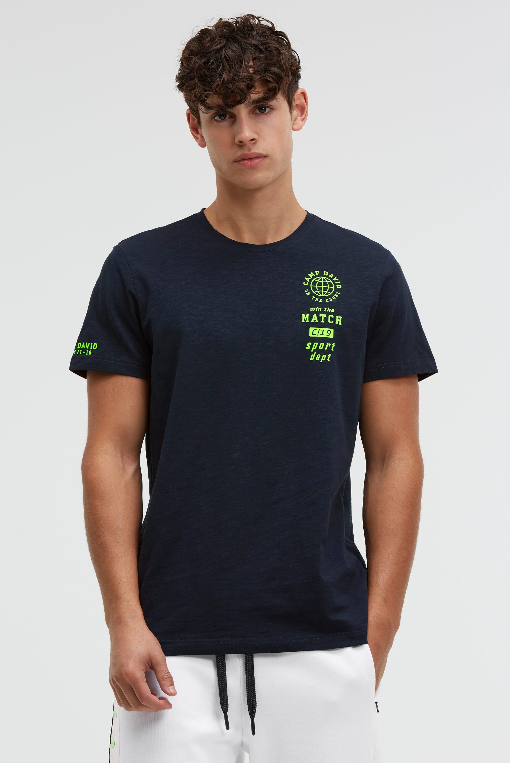 CAMP DAVID Rundhalsshirt