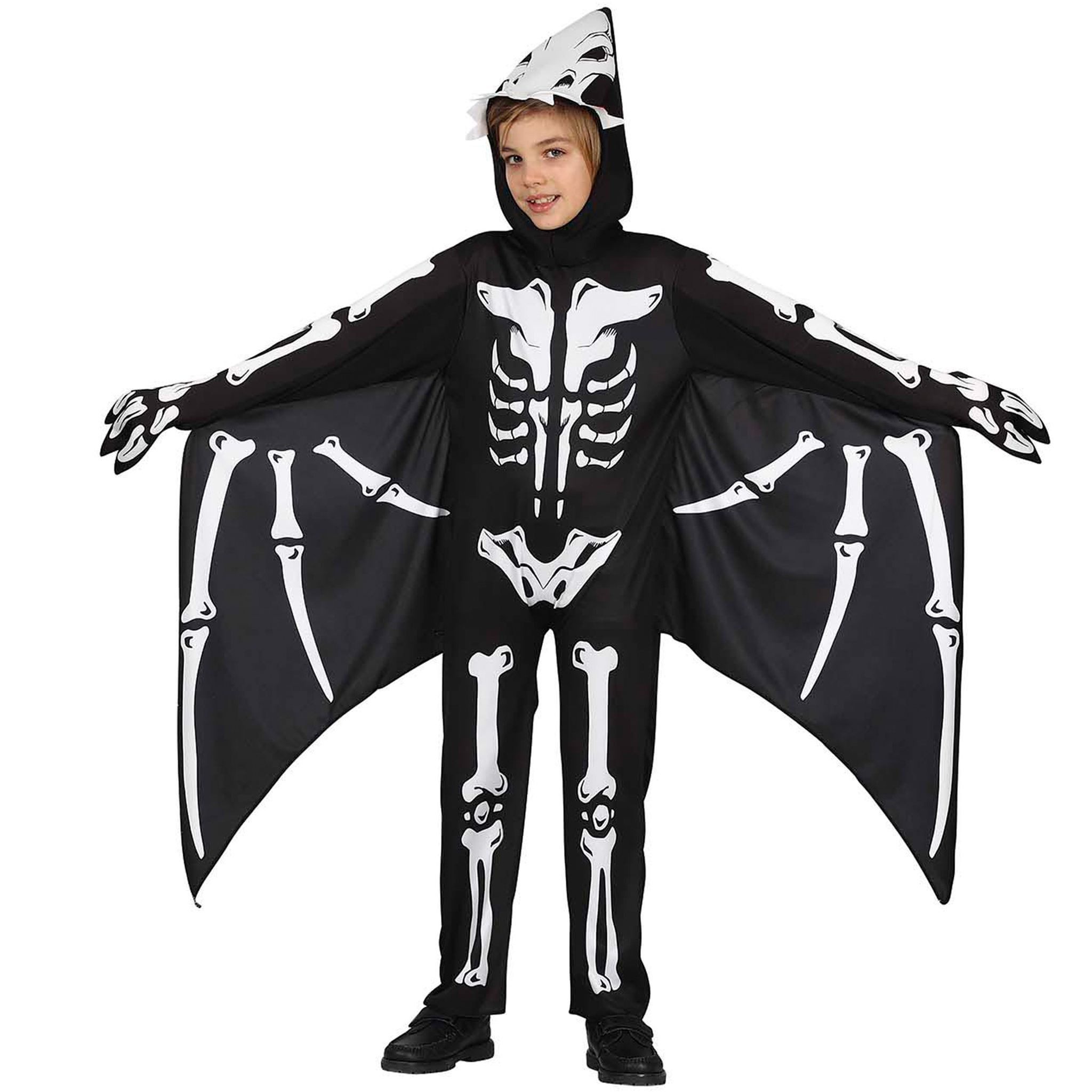 Kostüm Kinderkostüm Dino-Skelett Pterodactylus Halloween Fasching Karneval