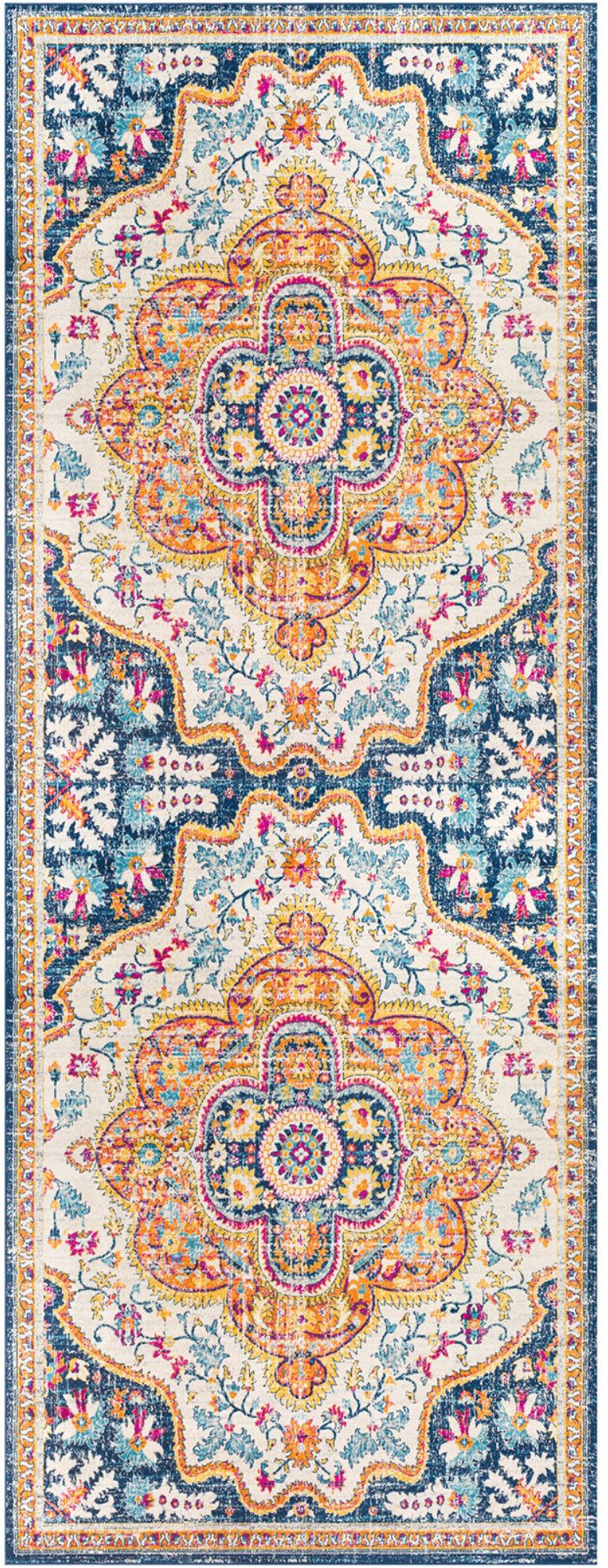 Livabliss Teppich AMBATO, rechteckig, Höhe: 10 mm, Vintage Orient Teppich im Boho Stil