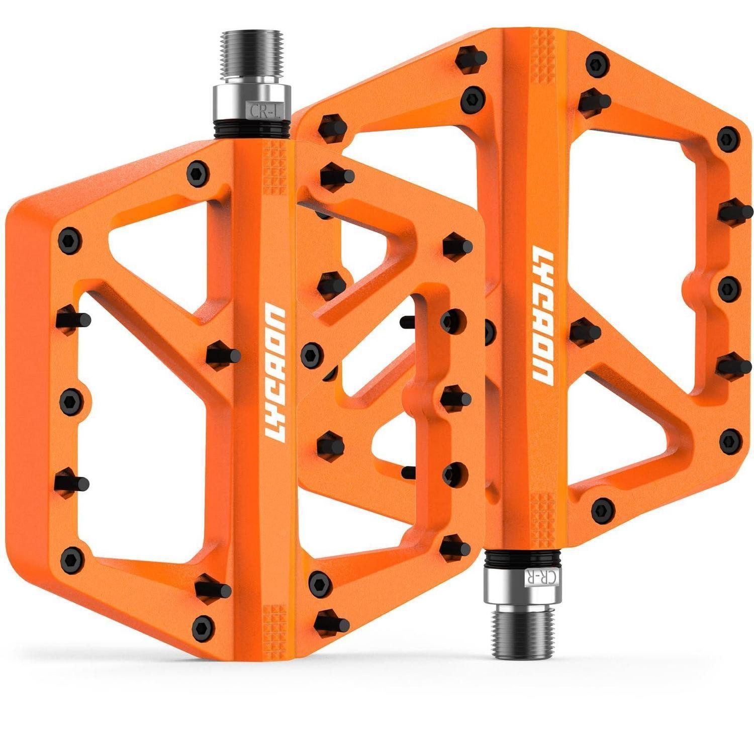 LuxusKollektion Plattformpedale Fahrradpedale MTB/Rennrad Orange