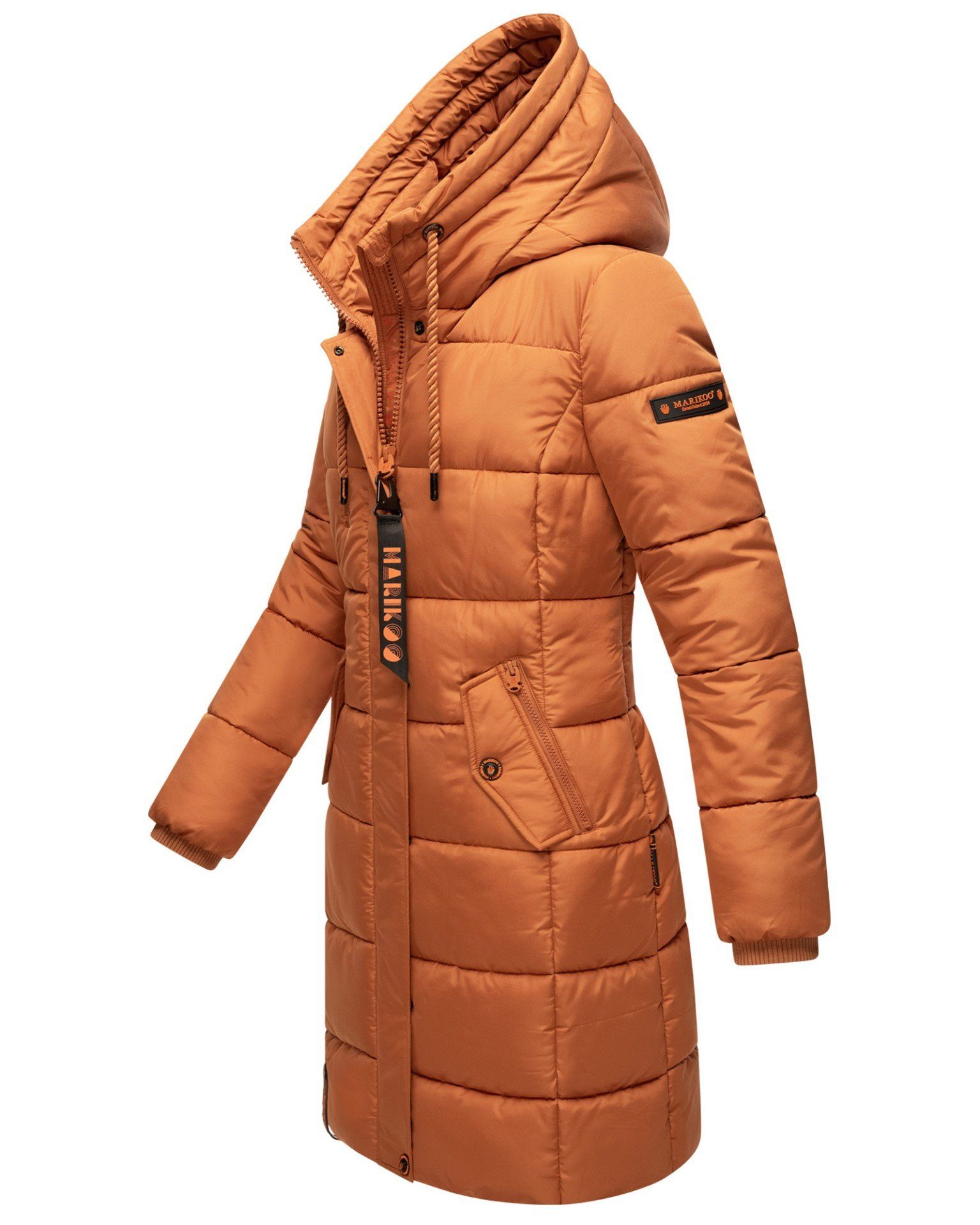 cinnamon mit Marikoo Kapuze großen Yuikoo einer Outdoorjacke