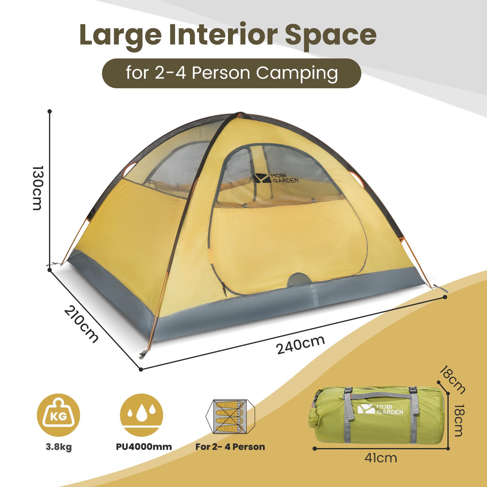 Join Nature Kuppelzelt Camping Zelt Familienzelt günstig online kaufen