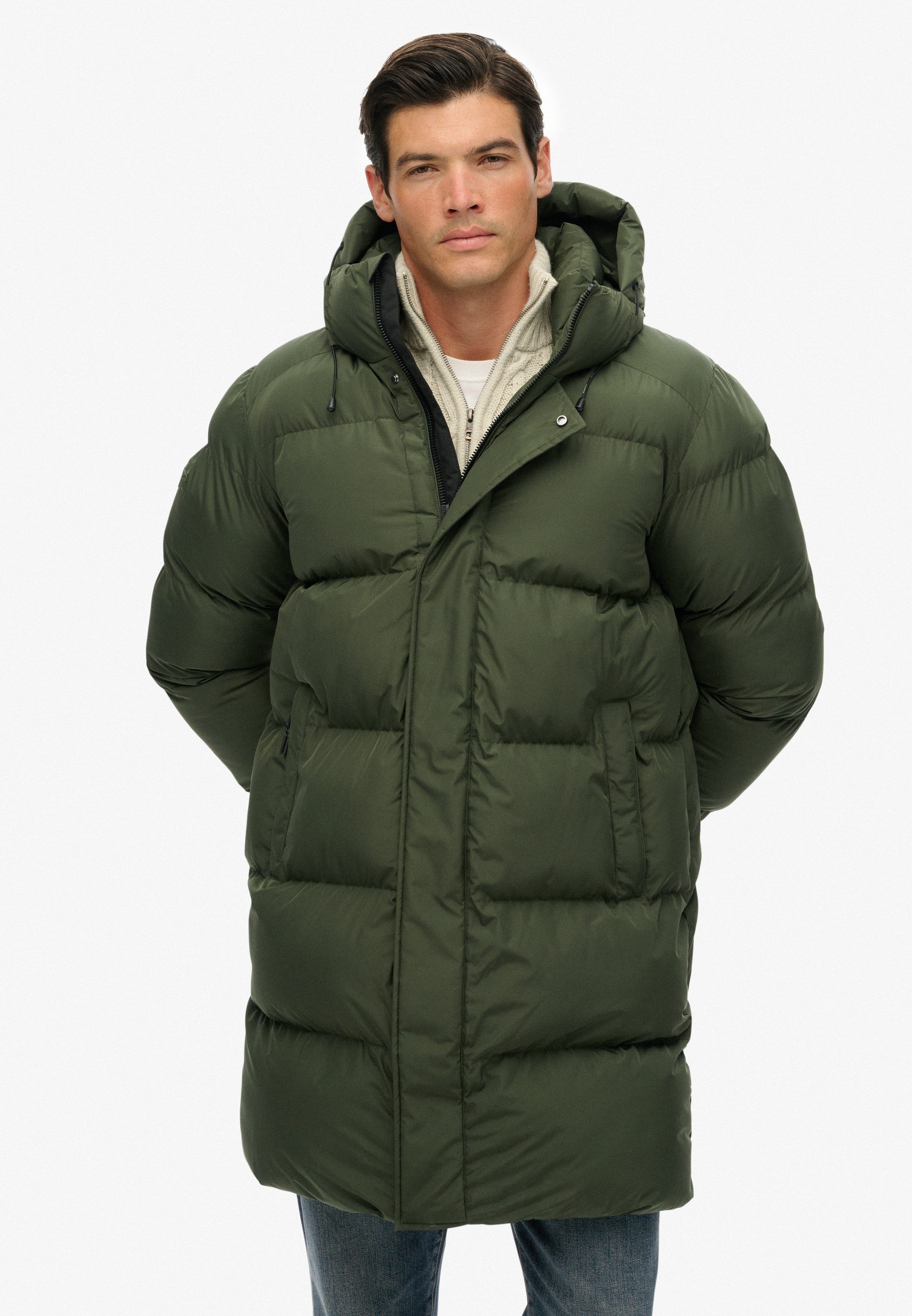 Superdry Steppjacke HOODED SPORTS PUFFER MID günstig online kaufen