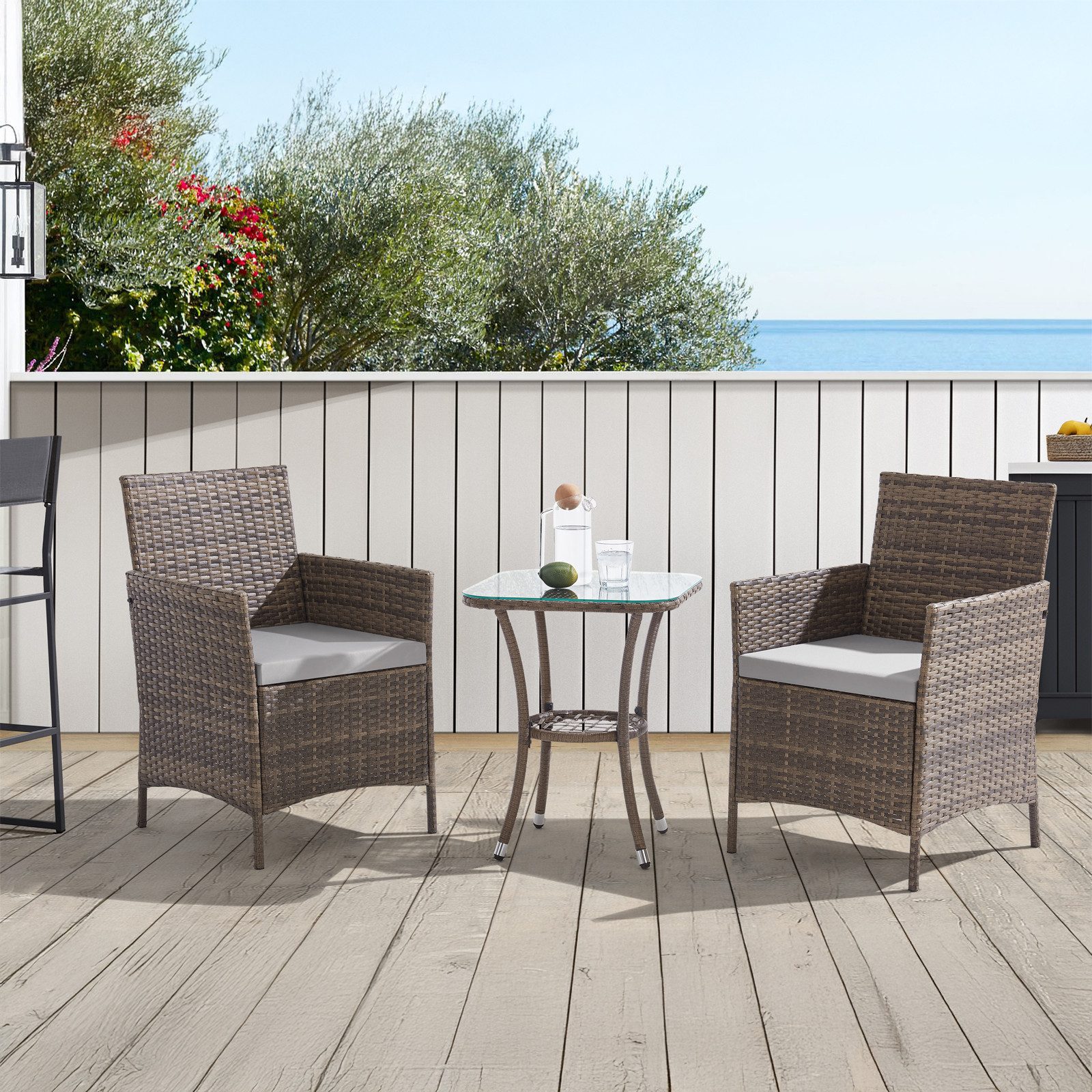 SVITA Balkonset BROOKLYN BISTRO, (Set (3-tlg), günstig online kaufen