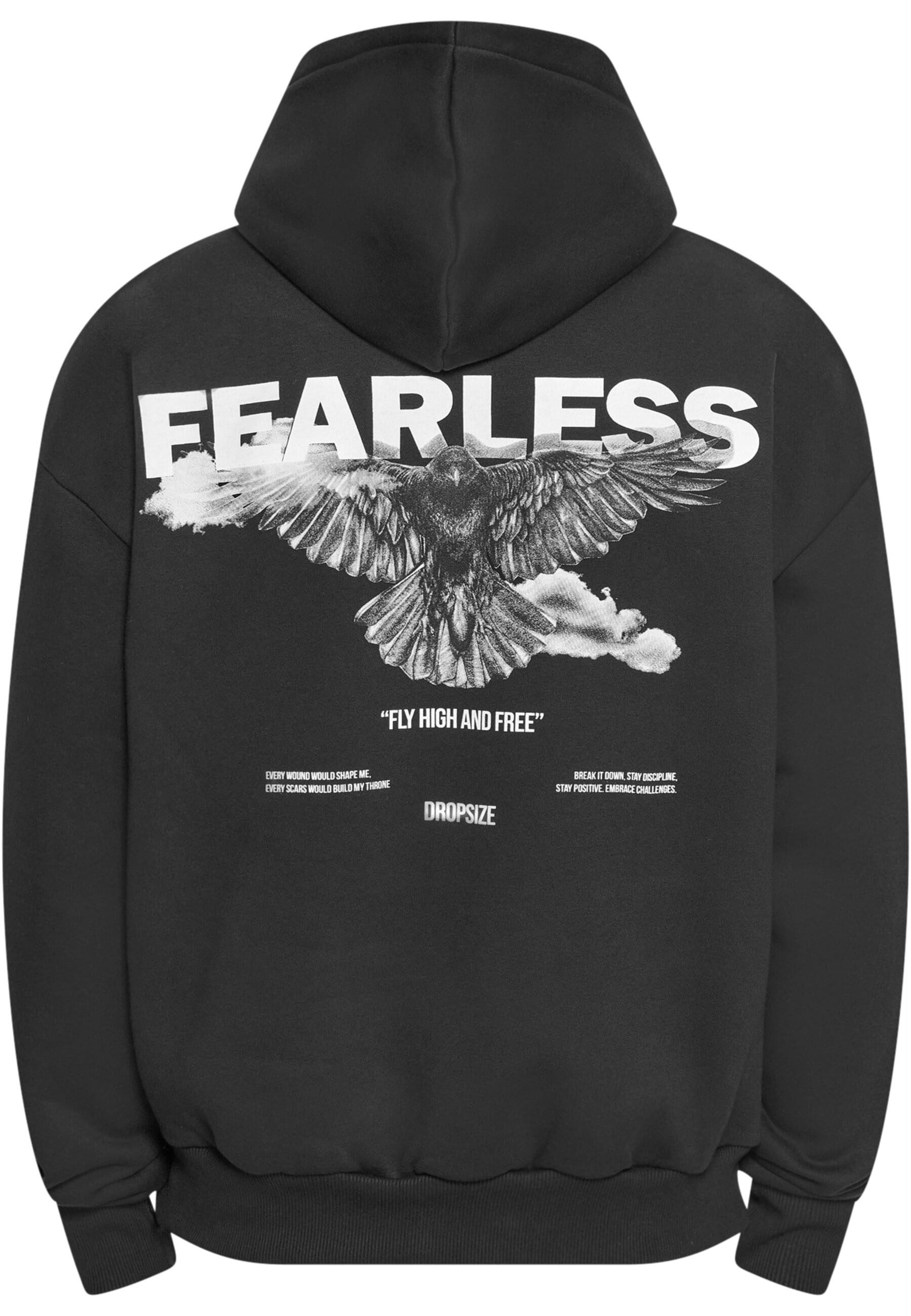 Dropsize Kapuzensweatshirt Dropsize Herren Dropsize Heavy Oversize Fearless günstig online kaufen