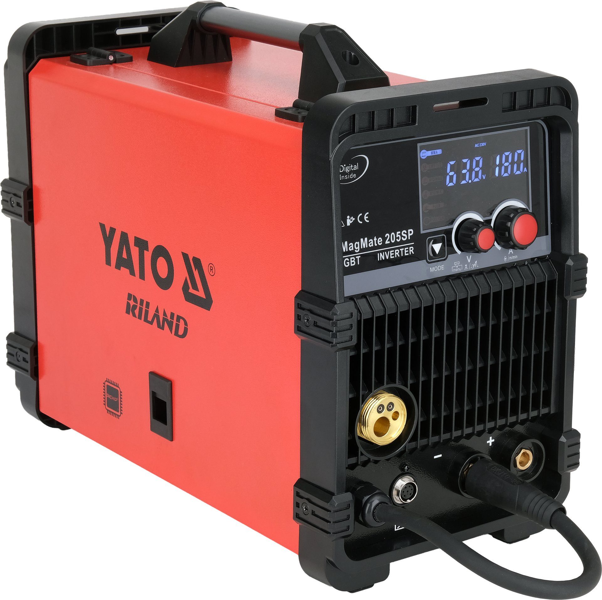 Yato Elektroschweißgerät MIG/MAG-FLUX Inverter-Schweißgerät MagMate 205SP, Qualität