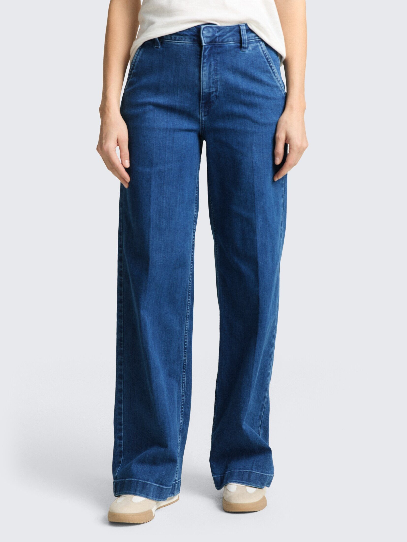 TOM TAILOR Weite Jeans Jeanshosen TTMADINA WIDE Jeans günstig online kaufen