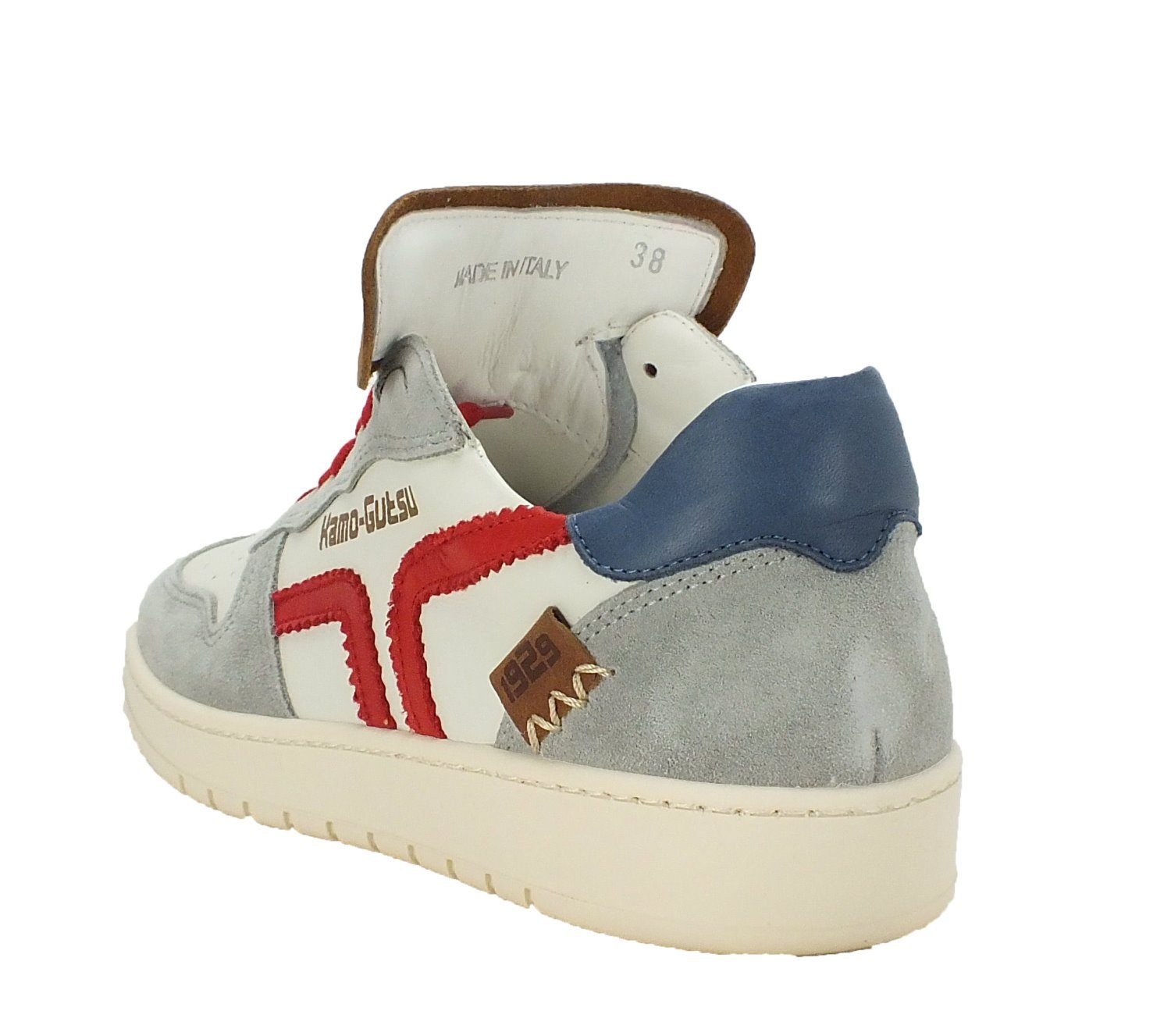 Kamo-Gutsu Damen Leder Sneaker Sneaker herausnehmbare Innensohle