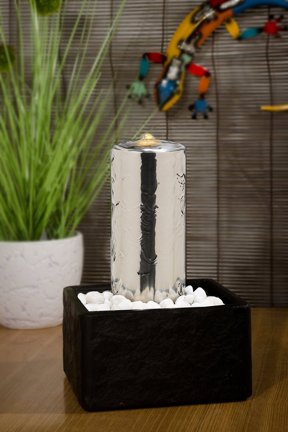 Köhko Zimmerbrunnen Tischbrunnen "Jazz" 25003 Säulebrunnen günstig online kaufen