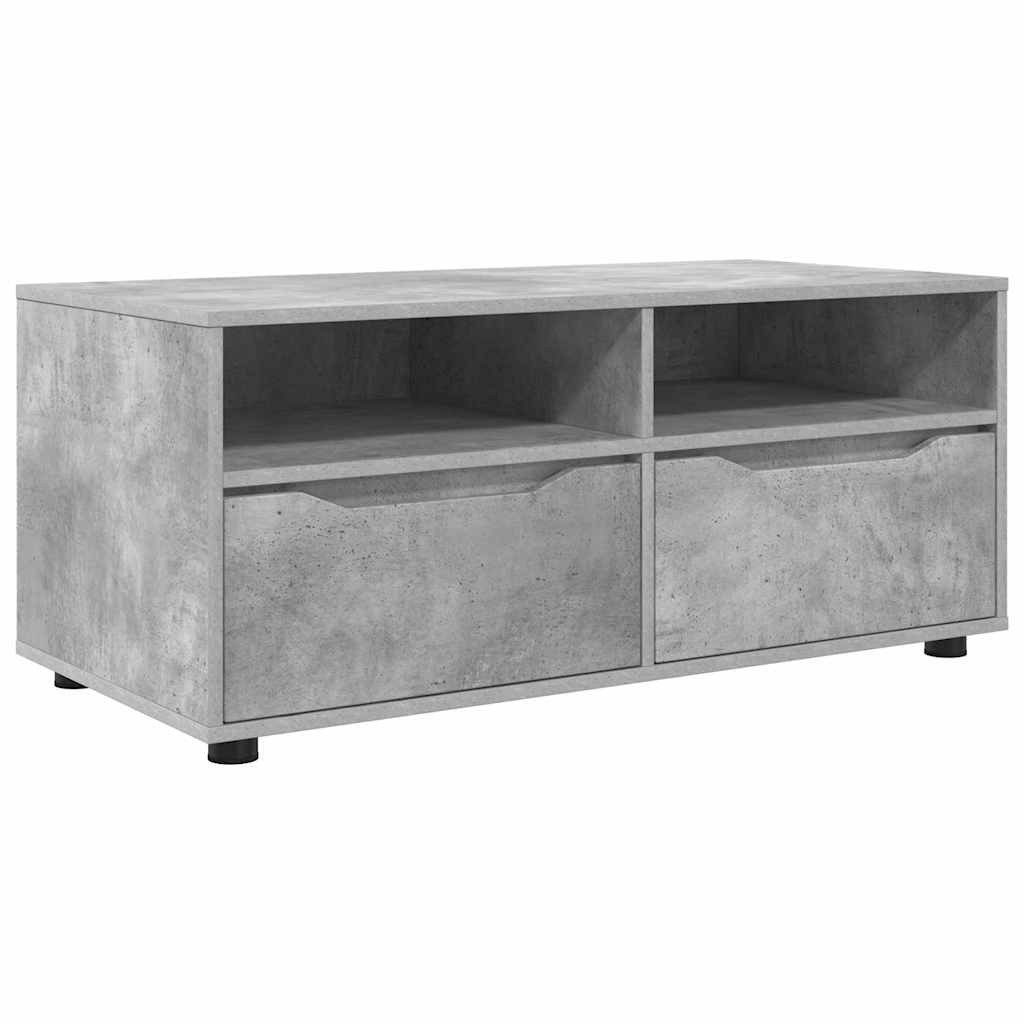 vidaXL TV-Schrank TV-Schränk Beton Grau 100 x 48 x 43 cm Holzwerkstoff (1-S günstig online kaufen