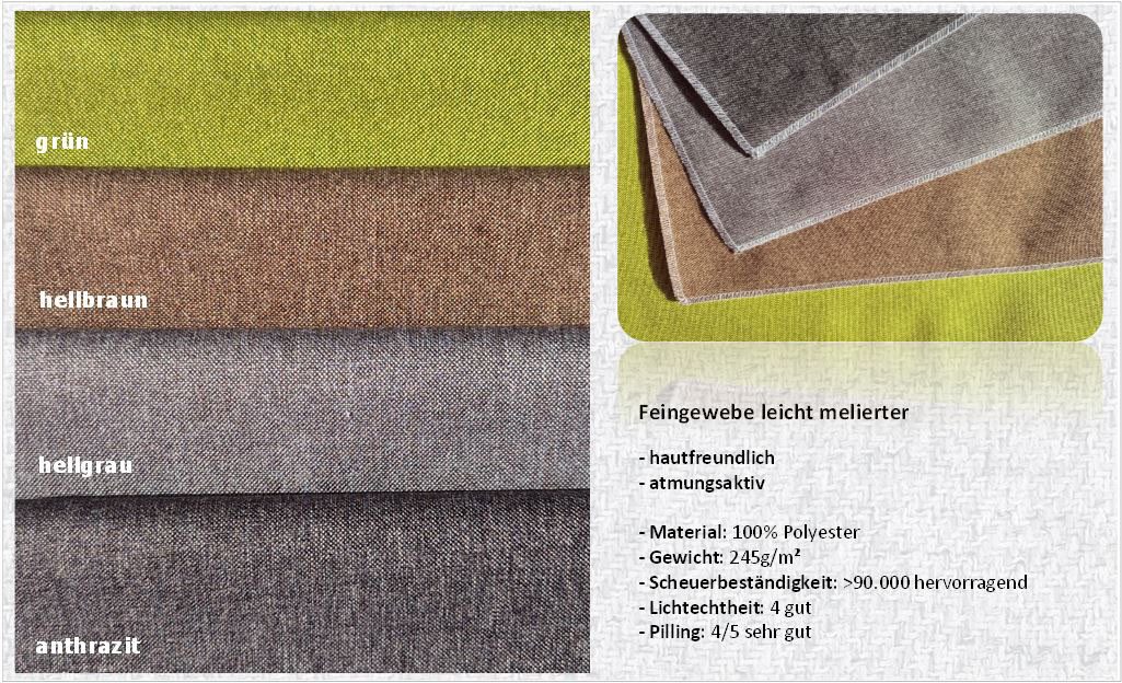 hapo Boxspringbett ATLANTA (Topper separat erhältlich), erhältlich in verschiedenen Breiten, Farben & Maratzenarten