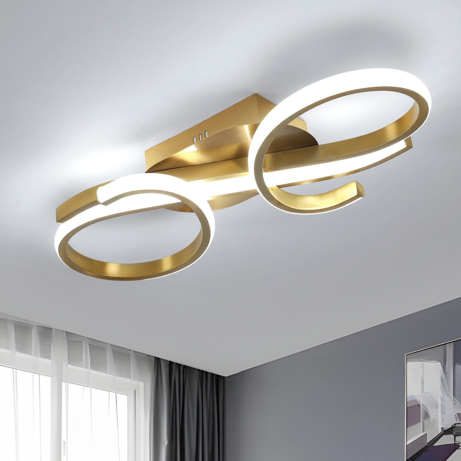 Goeco LED Deckenleuchte Moderne LED-Pendelleuchte mit günstig online kaufen