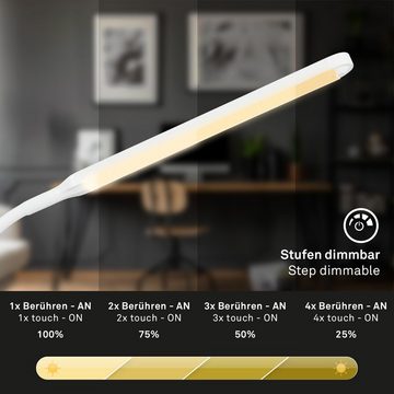 Briloner Leuchten Tischleuchte 7472016, 335,328, LED fest verbaut, Warmweiß
