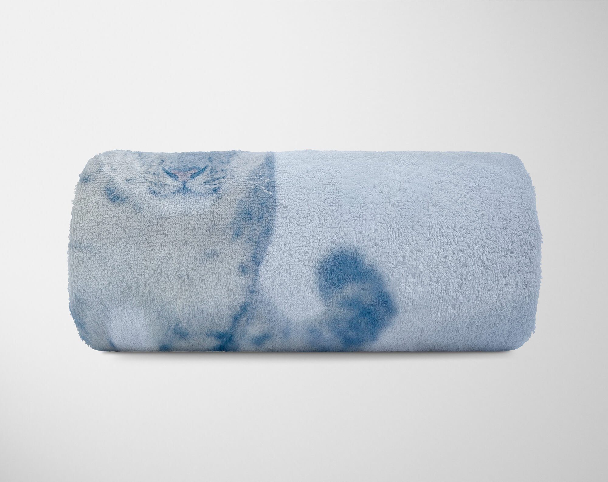 Sinus Art Handtücher Handtuch Handtuch (1-St), S, Kuscheldecke mit Strandhandtuch Saunatuch Schneeleopard Tiermotiv im Baumwolle-Polyester-Mix