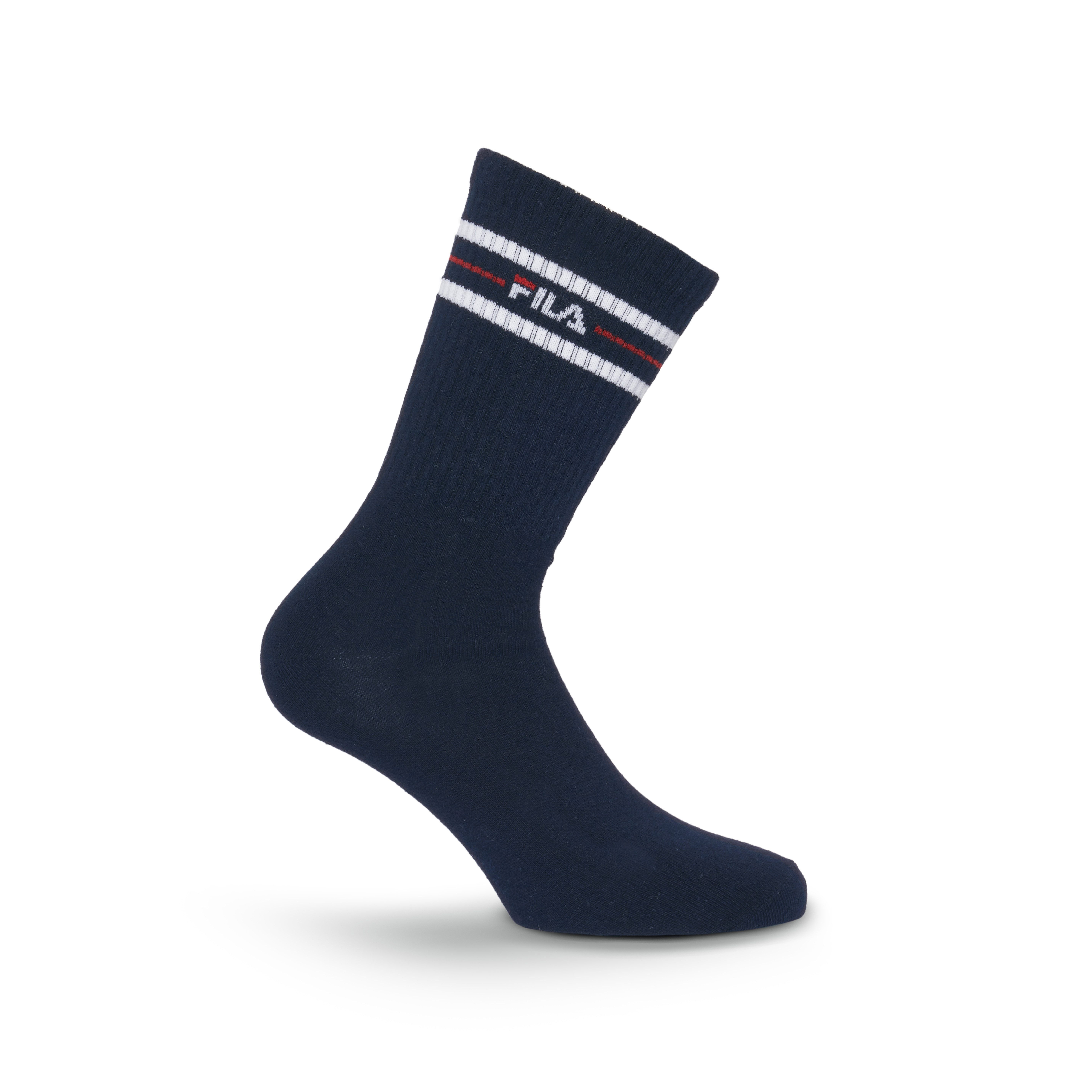 Fila Socken UNISEX LIFESTYLE PLAIN SOCKS (6-Paar) mit eingestricktem Logo – Bild 4 von 5