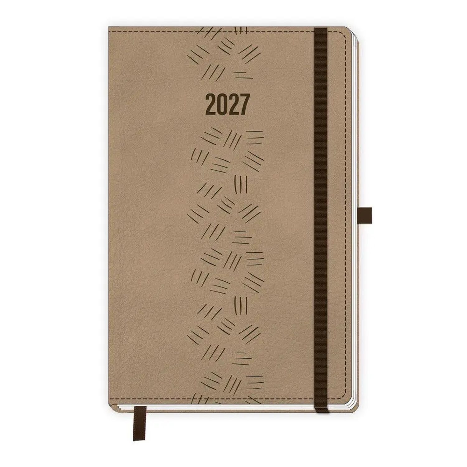 Trötsch Verlag Taschenkalender TRÖTSCH - Taschenkalender A6 Soft Touch Premium Sand 2027