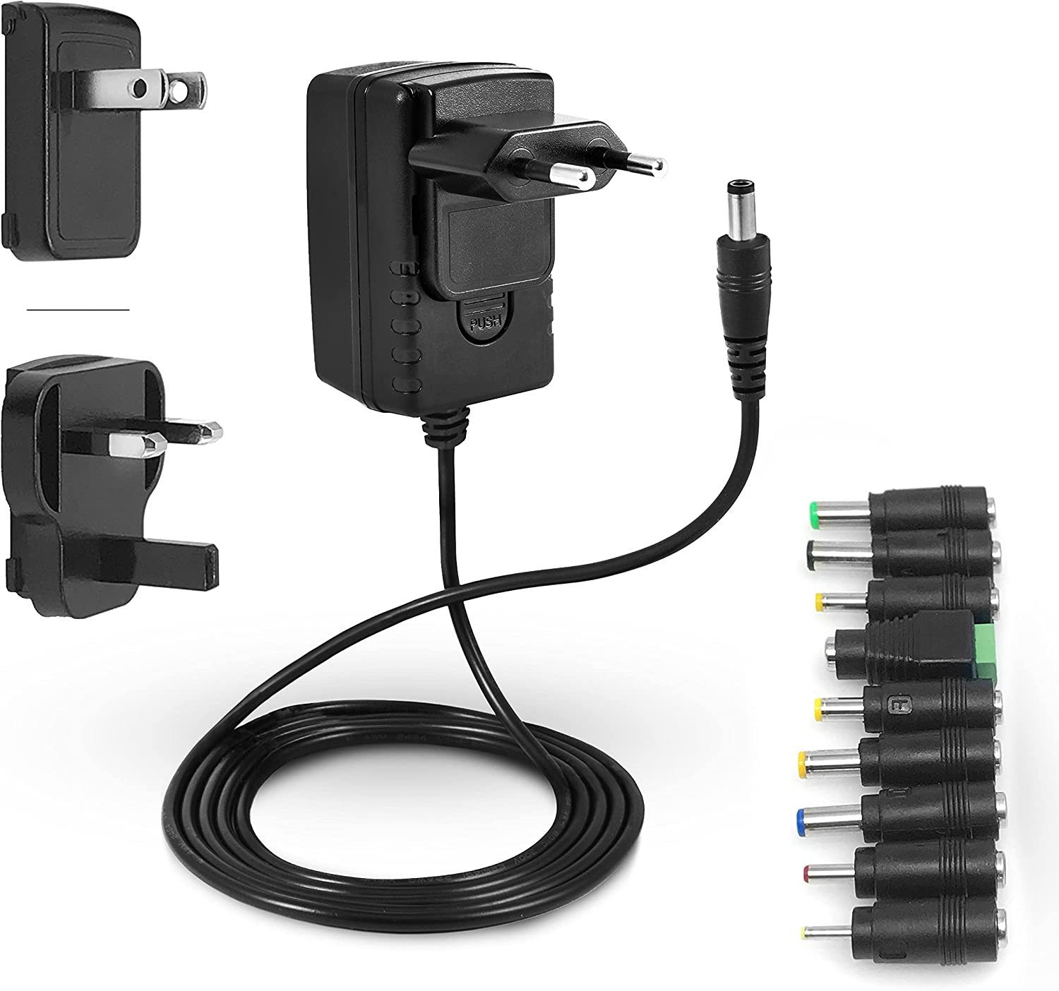 Netzteil 12V 2A Ladegerät 24W für LCD, WLAN Router,Hub,Scanner,Switch Netzteil
