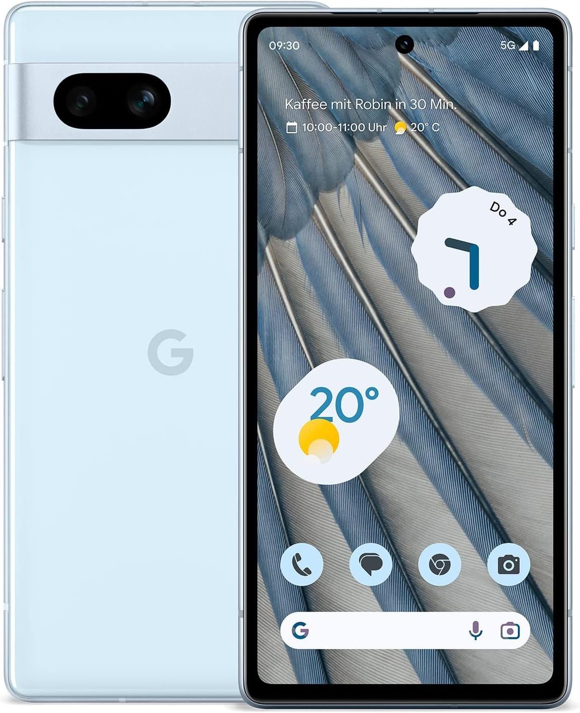 Google Pixel 7a - Dual Sim - 5G - ohne Simlock - Android Smartphone (15,20 cm/6.1 Zoll, 64 MP Kamera, Dual Kamera Handy)
