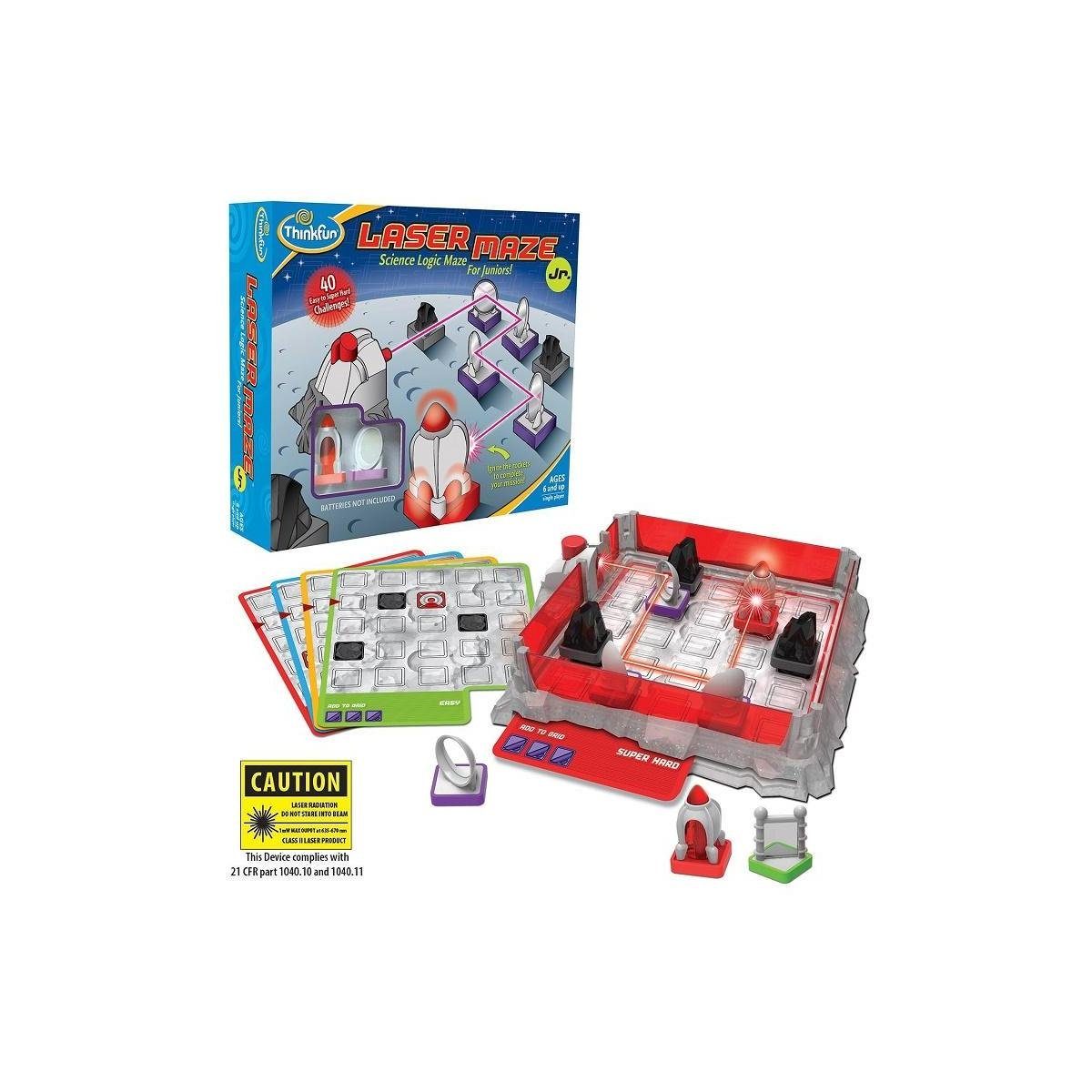 Thinkfun® Spiel, Familienspiel THI76348 - Laser Maze - Junior, Brettspiel, für 1..., Lernspiel