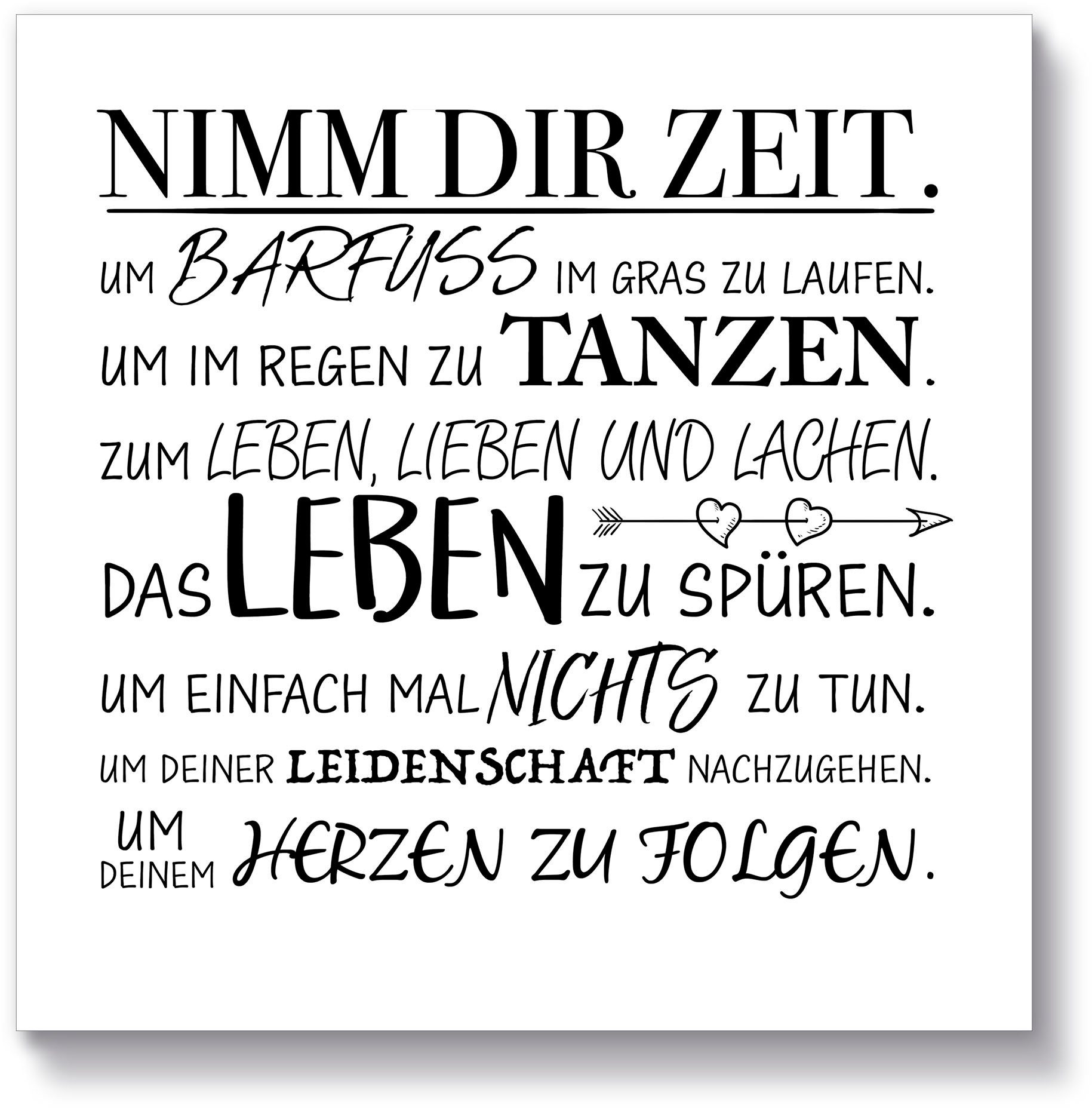 Artland Holzbild »Nimm dir Zeit«, Sprüche & Texte (1 St) online kaufen