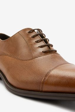 Next Oxfordschuh aus Leder mit Zehenkappe Schnürschuh (1-tlg)