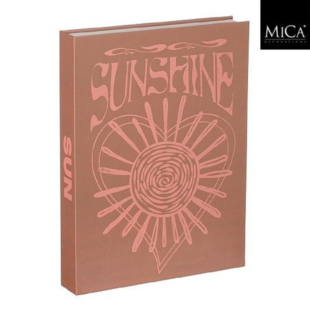 edelman Dekoobjekt MICA Dekorationsbuch "Sunshine", Rosa, 1201196 (1 St)