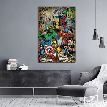 PYRAMID Poster Marvel Poster Here Come The Heroes 61 x 91,5 cm