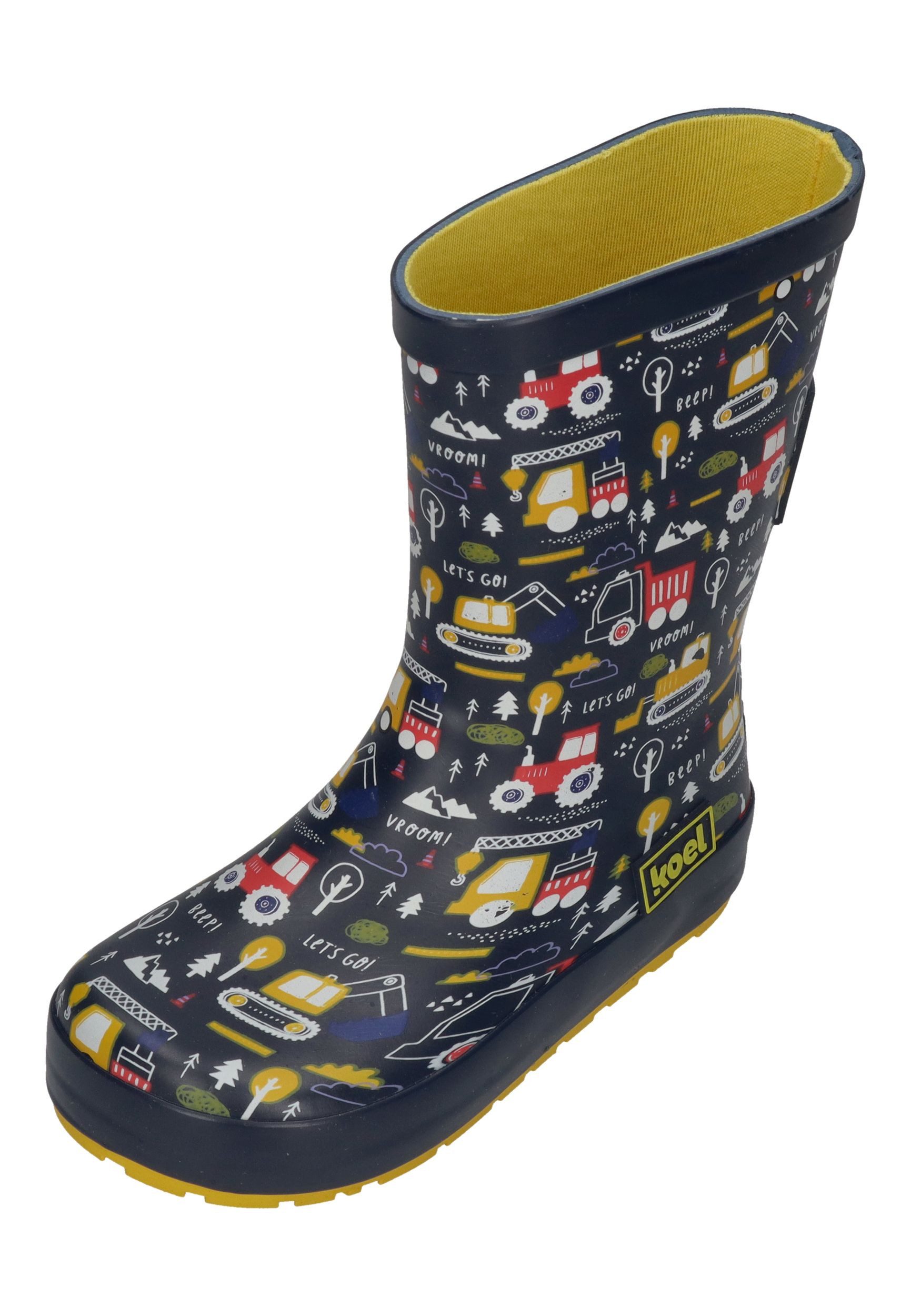 KOEL WINI TRACTOR V2 Barfußschuh Print Blue