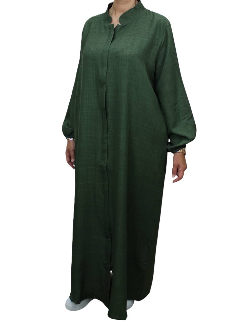 Aymasal Stillkleid Abaya mit Reißverschluss Ferace Umstandskleid Stillmode Islam Modest Reißsverschluss bis zu den Knien, Ideal zum stillen
