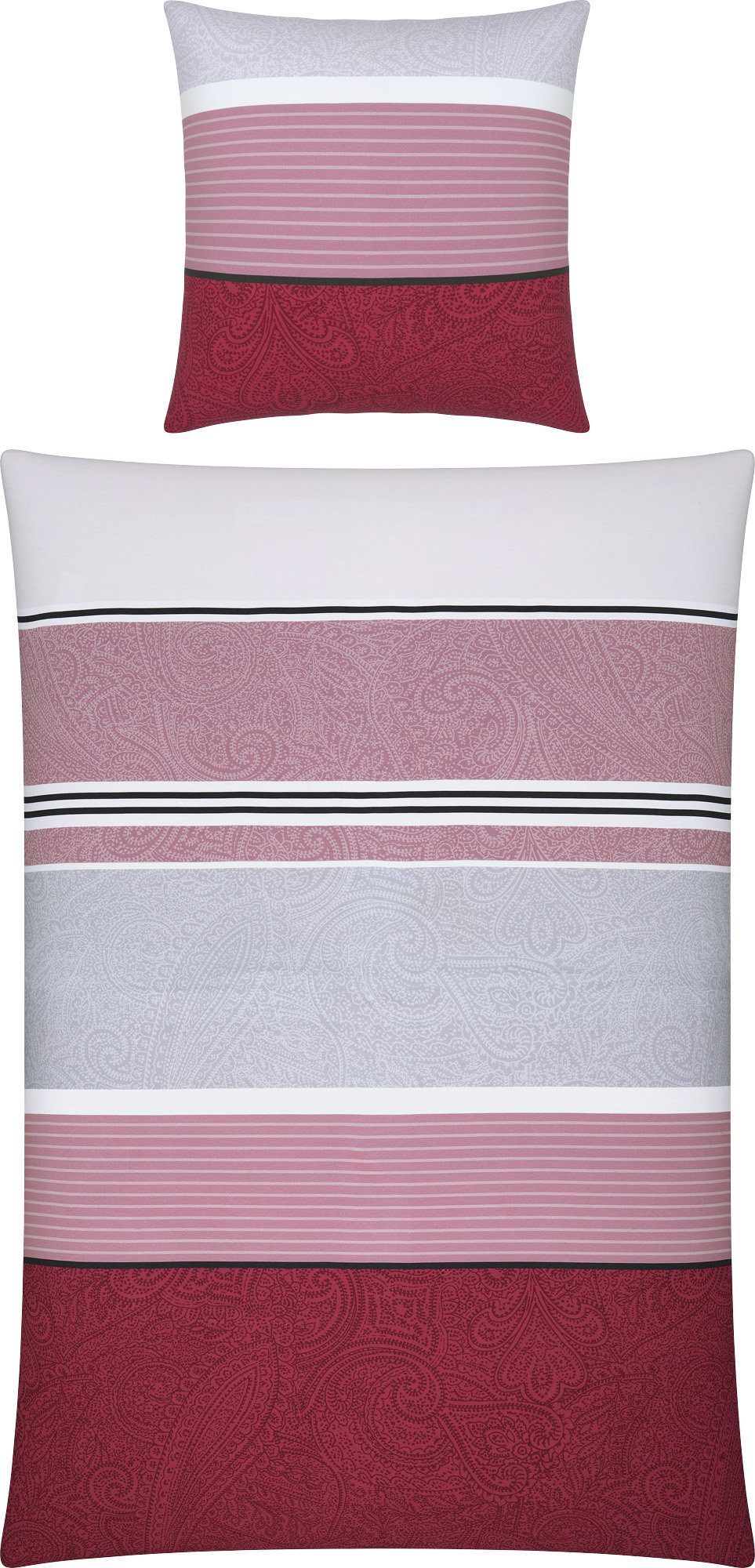 Erwin Müller Bettwäsche Bettwäsche, Jersey, Winter-Jersey Streifen günstig online kaufen