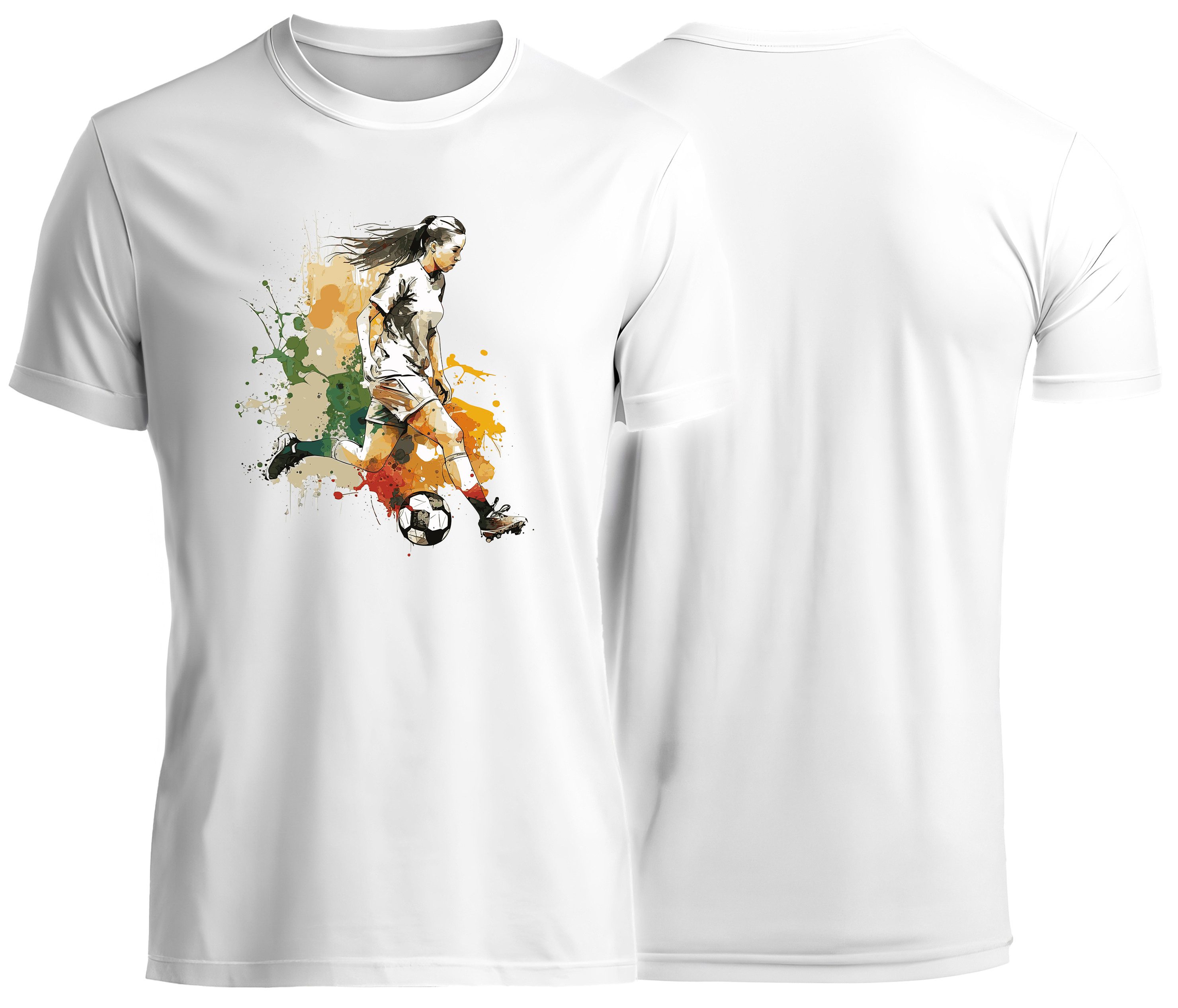 T-Shirt Fussball print shirt