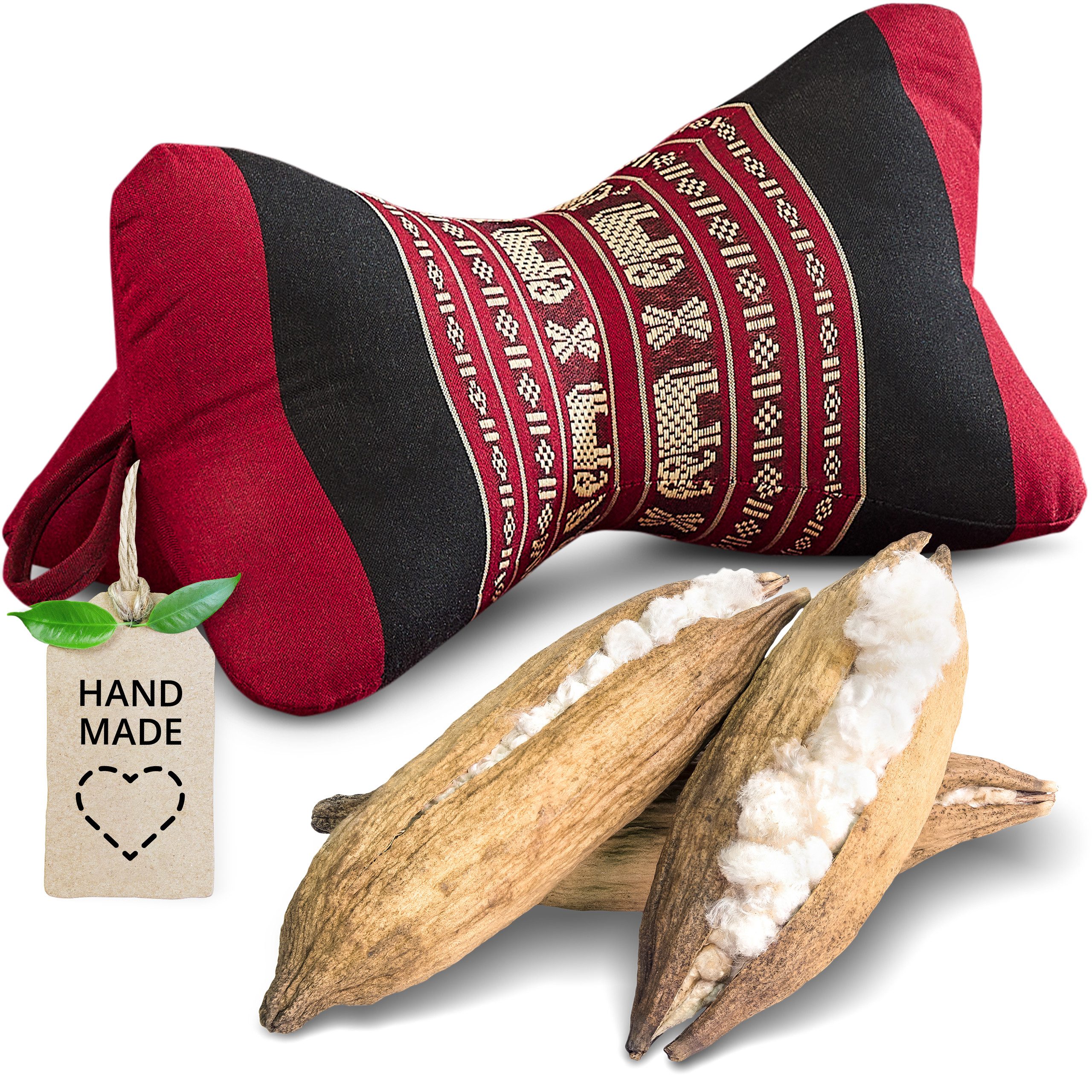 livasia Nackenstützkissen Knochenkissen, vegan und handgefertigt, Ø 15x32cm günstig online kaufen