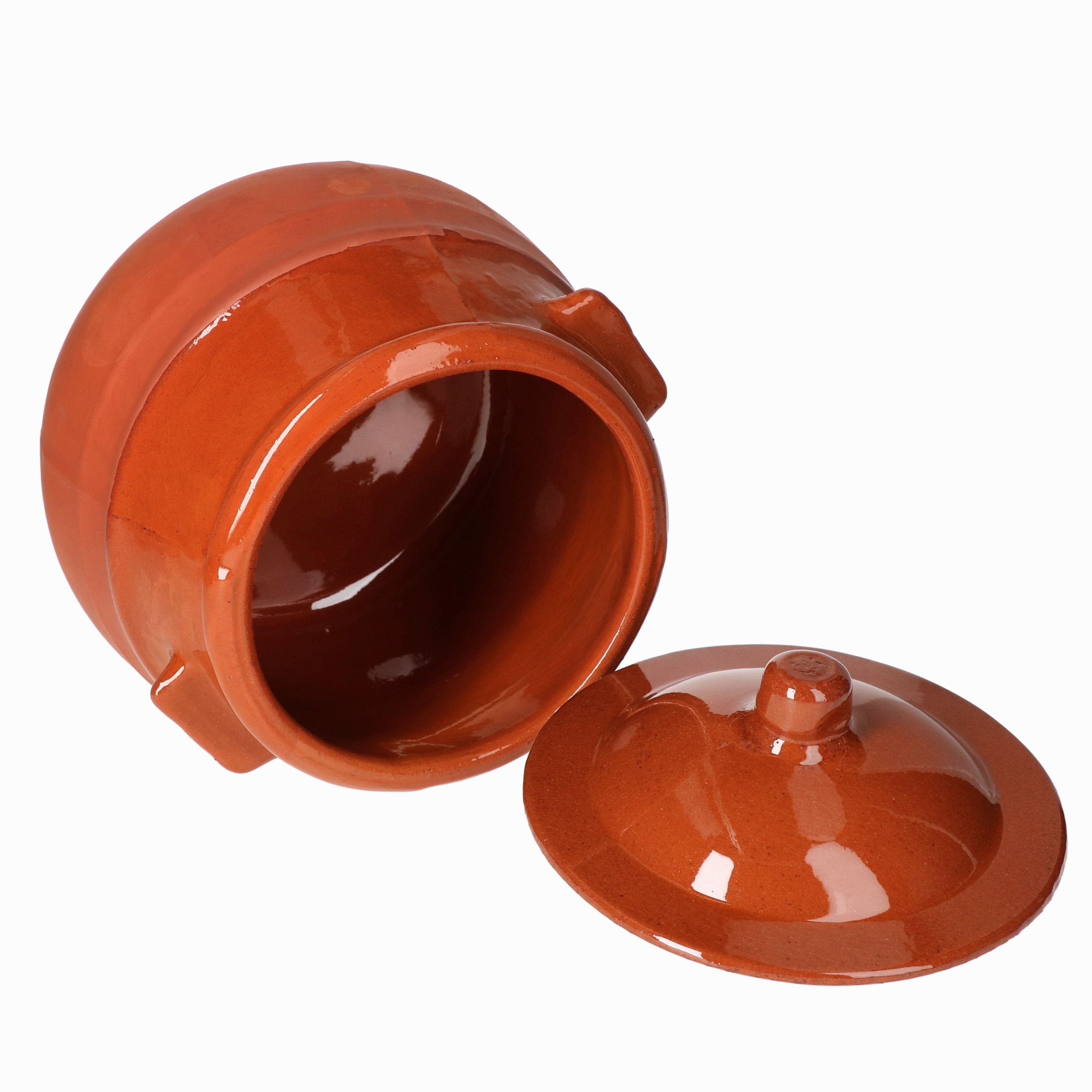 MamboCat Schmortopf Tontopf mit Deckel Stewpot 2l - 12974