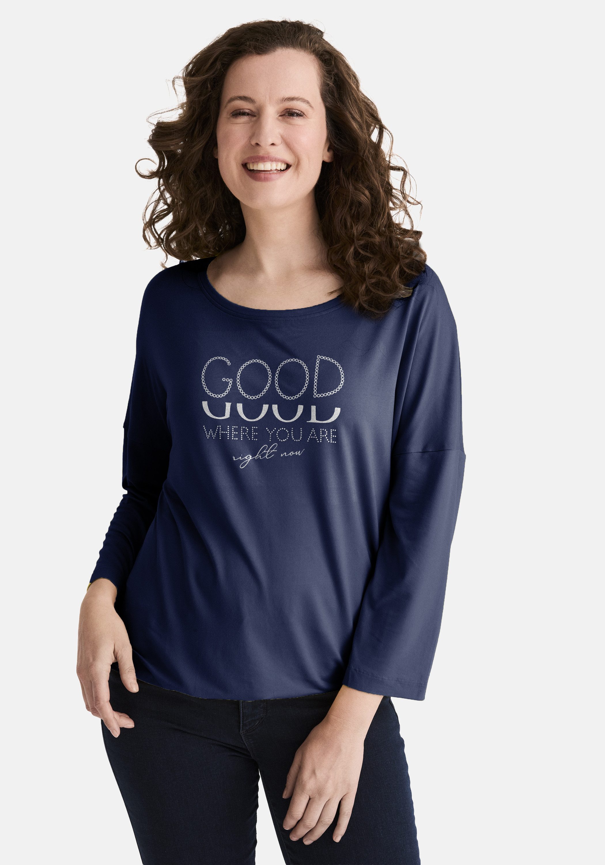 STOOKER WOMEN 3/4-Arm-Shirt STCLEA T-Shirt 3/4-Arm Regular Fit T-Shirt Spit günstig online kaufen