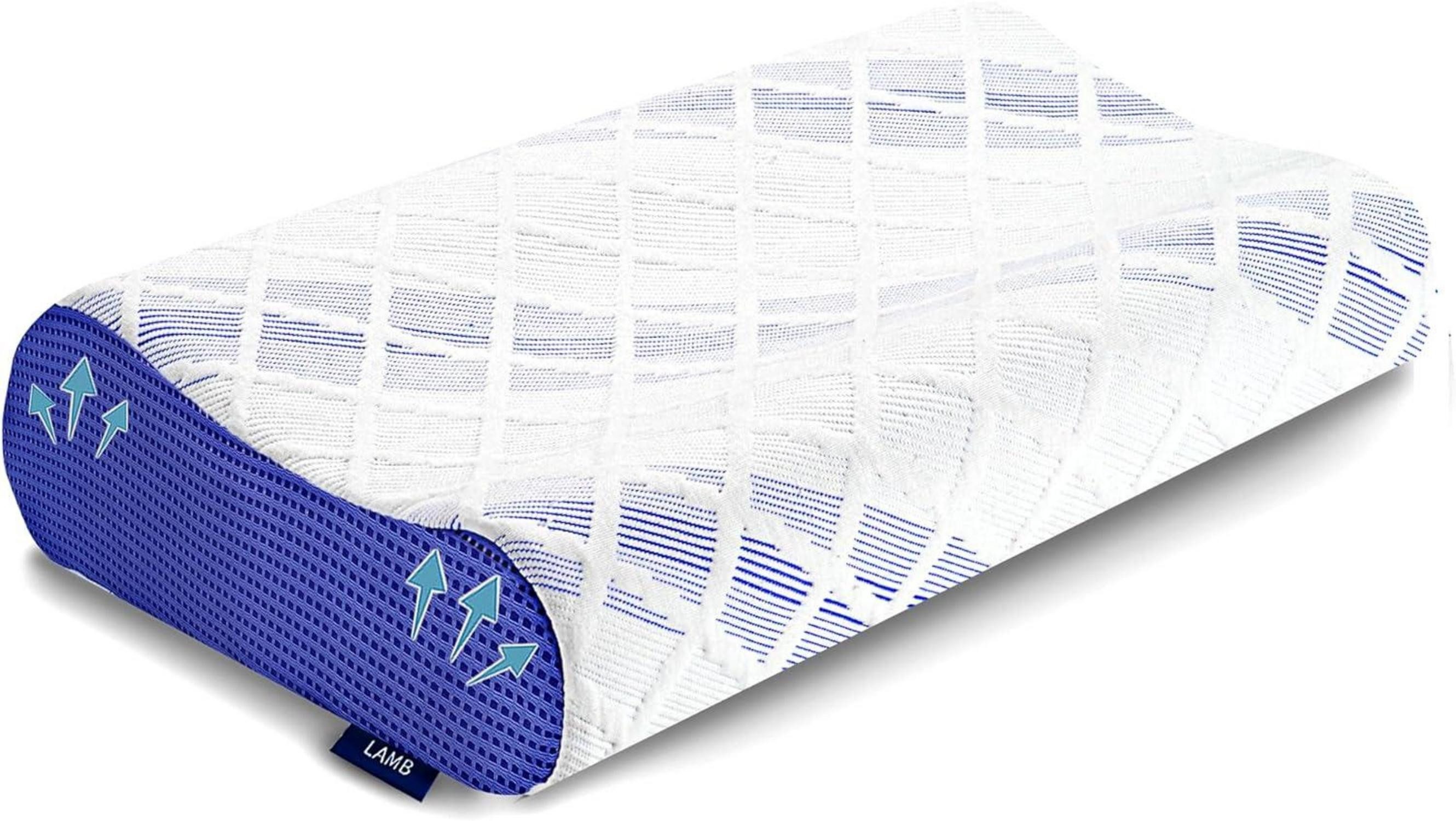 Anti-Schnarch Kissen Orthopädisches Memory Foam Nackenstützkissen Seitenschläferkissen