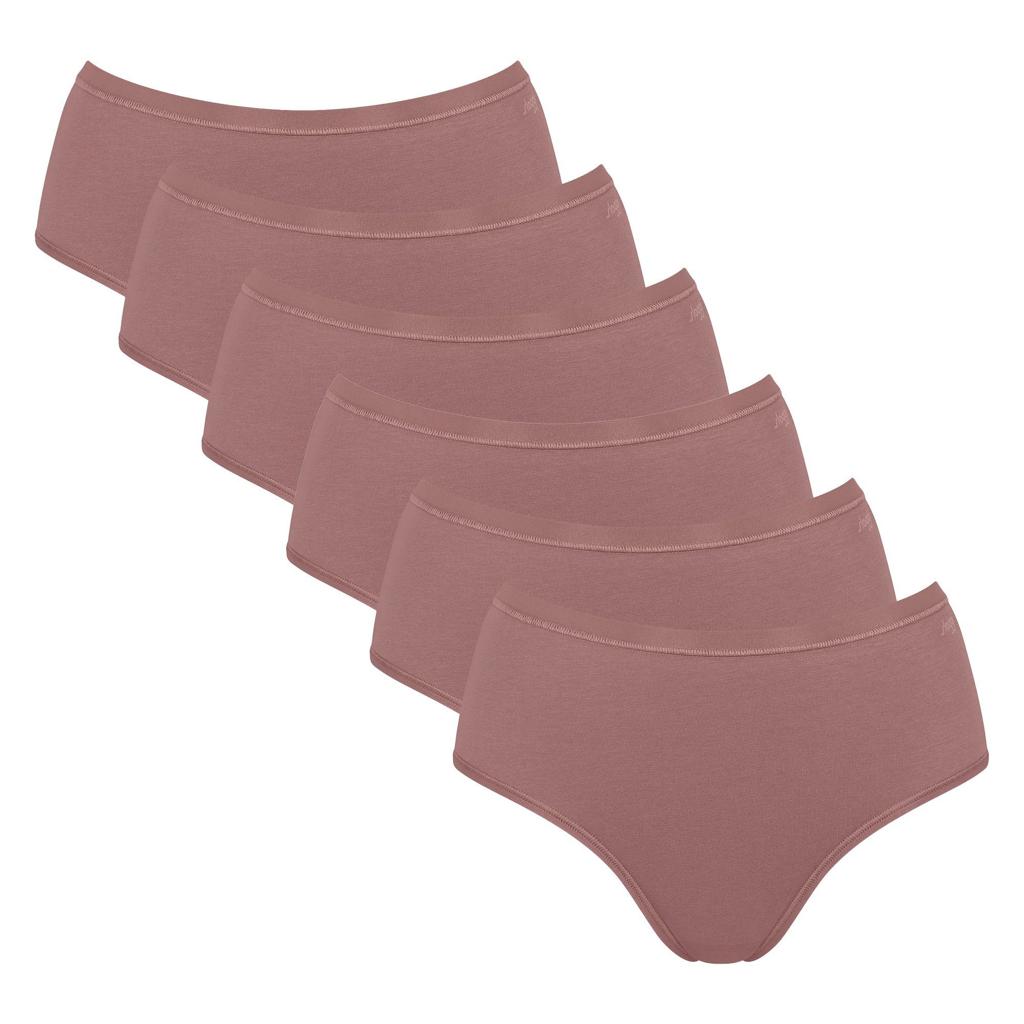 Slip Damen Slip 6er Pack Baumwolle
