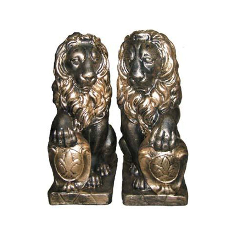 JVmoebel Dekofigur Löwe Deko 60cm Skulpturen Statuen Figuren Figur Statue Skulptur