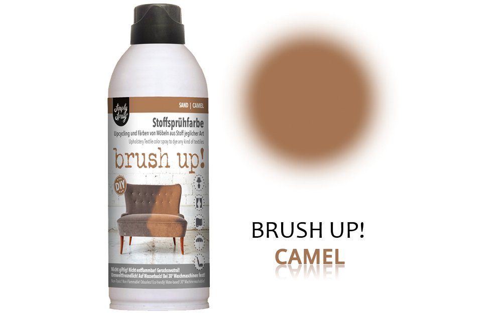 SimplySpray Textilfarbe Brush up! Spray - Camel - Farbton: Sand