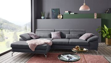 sit&more Ecksofa Scorpio L-Form, inklusive Sitztiefenverstellung, wahlweise mit Kopfverstellung