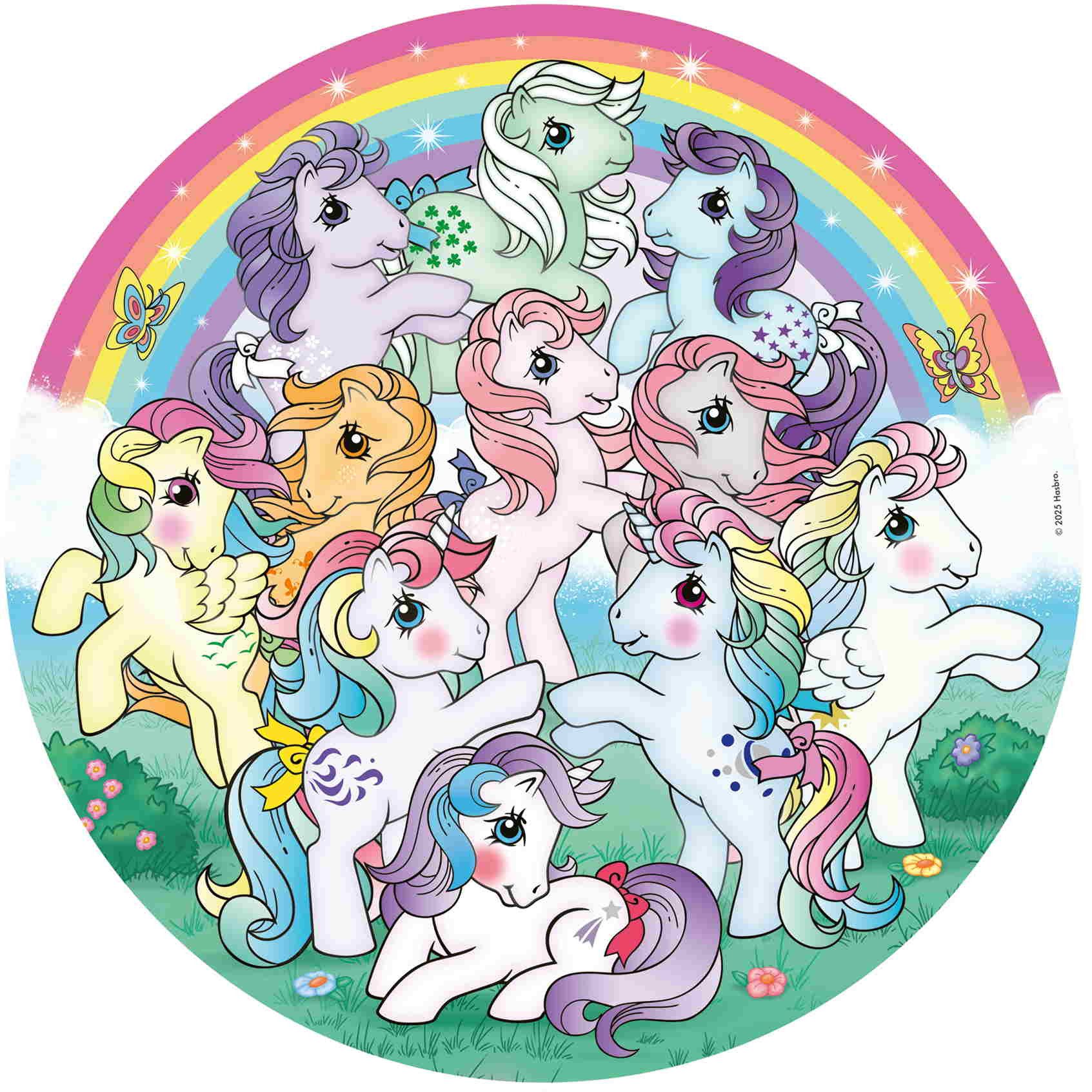 Ravensburger Puzzle 500 Teile Puzzle rund Circle of Colors My little Pony 12001823, Puzzleteile