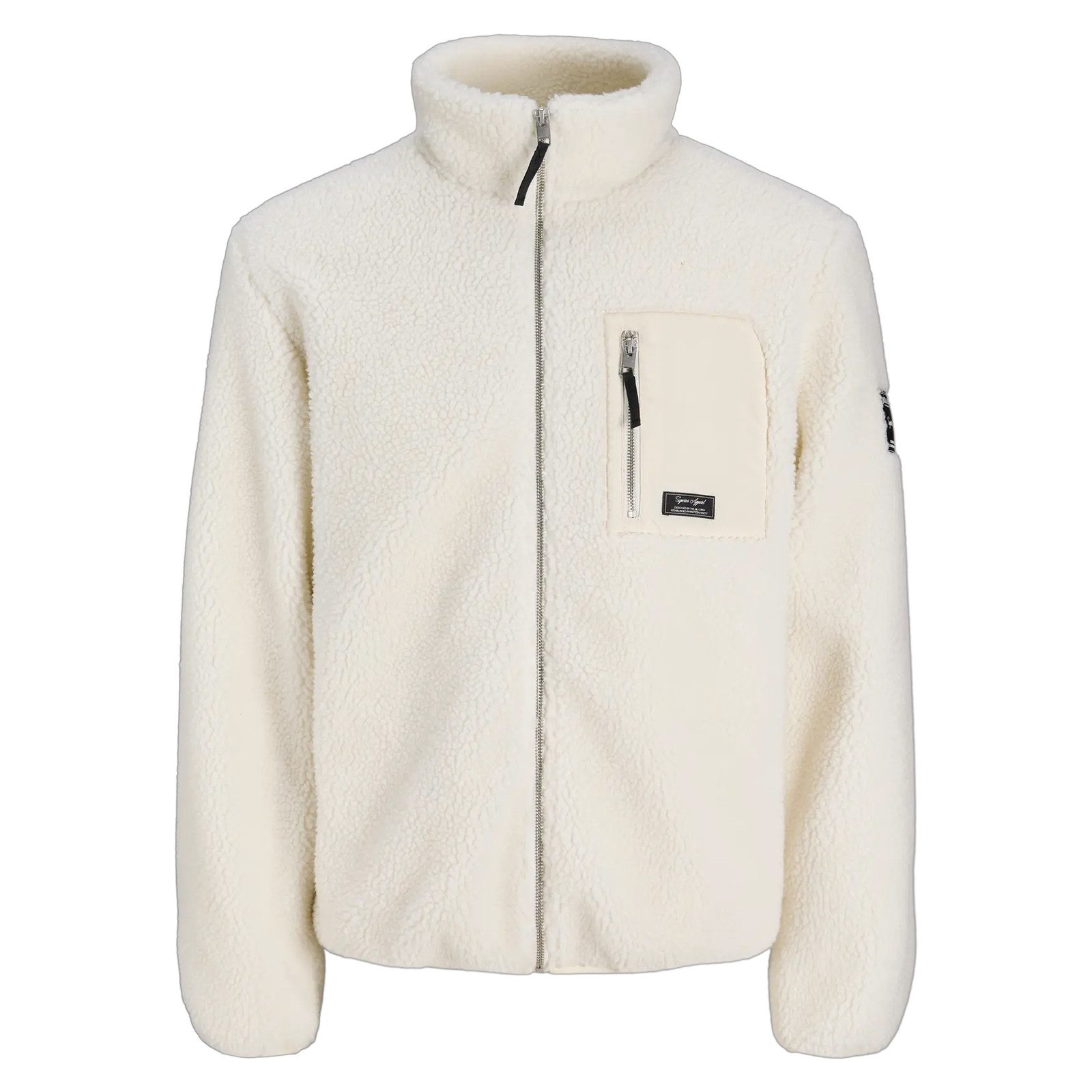 Jack & Jones Fleecejacke Daytona Teddy Jacket mit Brusttasche