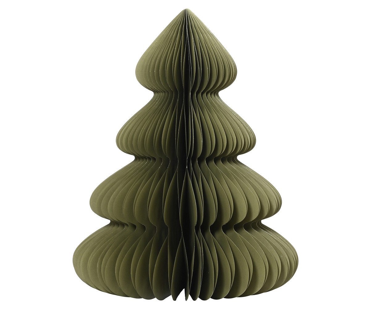 Decoris season decorations Künstlicher Weihnachtsbaum Decoris Weihnachtsbaum Wabenpapier Faltbar Grün H.60cm Ø.48cm 1 Stk
