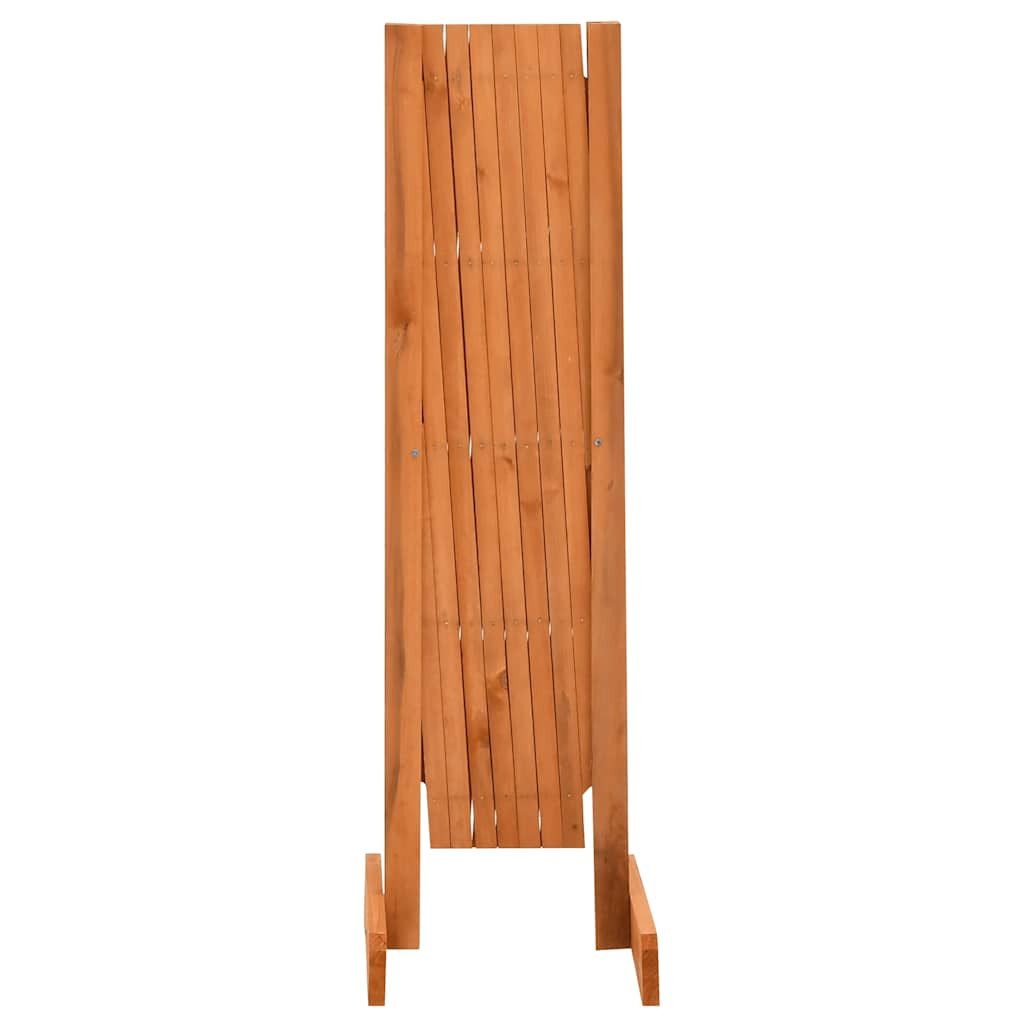 vidaXL Gartenzaun Garten-Rankzaun Orange 150x80 cm Massivholz Tanne, (1-St)