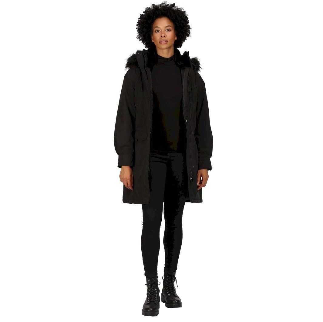 Regatta Winterjacke Winter-Parka Shiloh (wasserabweisend, wärm) schwarz Damen