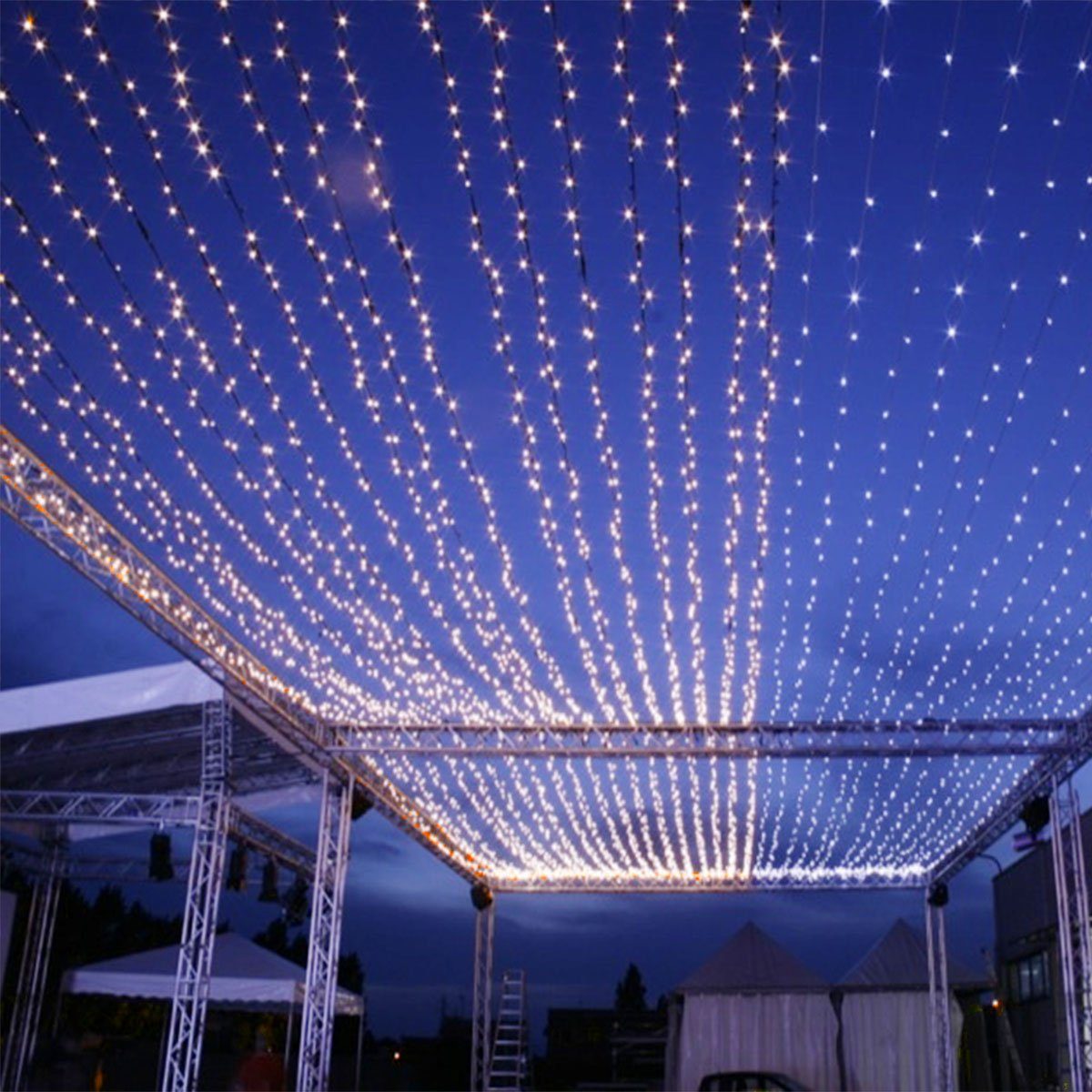 8 Modi Vorhang Leuchten 200 LEDs Fenster oyajia mit 20m Lichterketten LED-Lichterkette