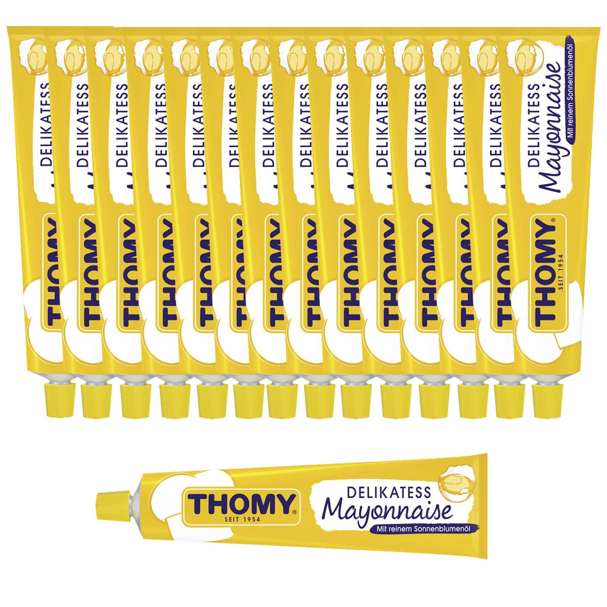 THOMY Saucen, Thomy Delikatess Mayonnaise cremig würzig im Geschmack 100ml 15er Pack