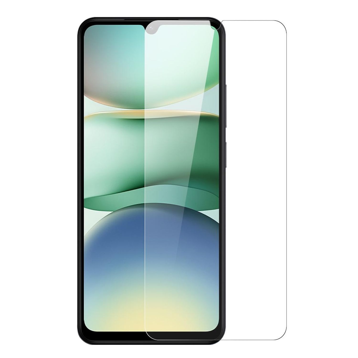 Wigento Handyhülle Für Xiaomi Redmi A5 4G 1x 2.5D 0,26 mm Display 9H Hart Glas Schutz, 0,26mm 9H 2.5D Hart Glas Folie, hoher Schutz