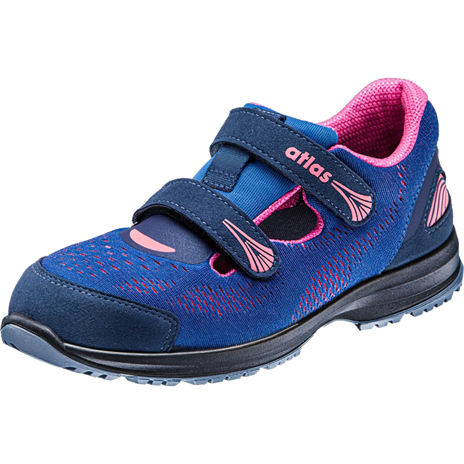 Atlas Schuhe GX 165 ESD EN ISO 20345 S1P SRC blau/pink Sicherheitsschuh