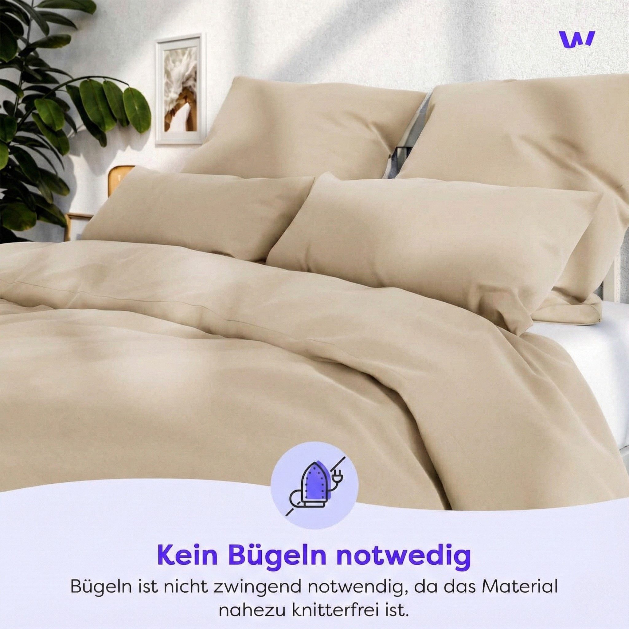 Wolkenfeld Bettwäsche Allergiker Bettwäsche, unfassbar weich, Microfaser, 3 günstig online kaufen